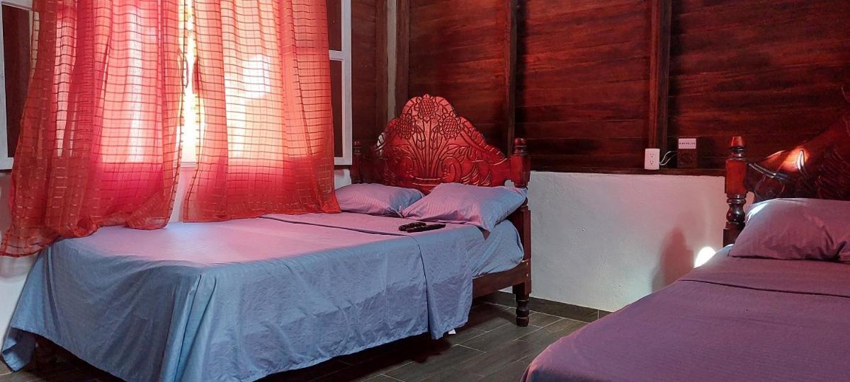 Posada Tzeltal Arroyo Agua Azul Eksteriør billede